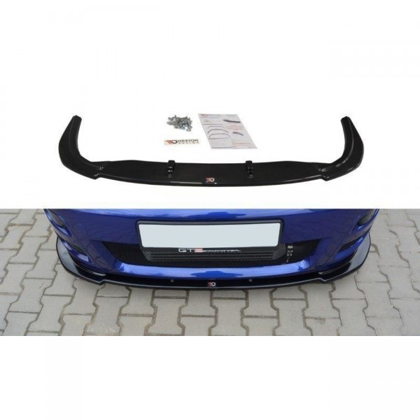 Front Ansatz für Ford Focus RS Mk1 schwarz Hochglanz