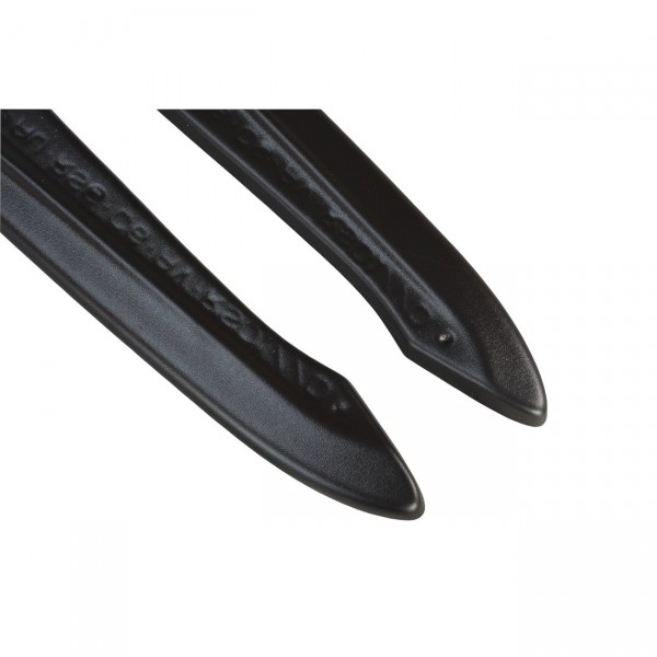 Heck Ansatz Flaps Diffusor für Audi RS6 C6 Avant schwarz Hochglanz