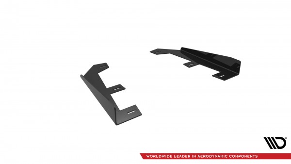 Hintere Seiten Flaps für BMW 4er35i Coupe M-Paket F32 schwarz Hochglanz