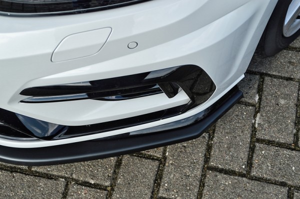 Cup Frontspoilerlippe aus ABS hochglanz schwarz VW Golf 7 R-Line, Typ AU Facelift ab Bj.: 2017- Für
