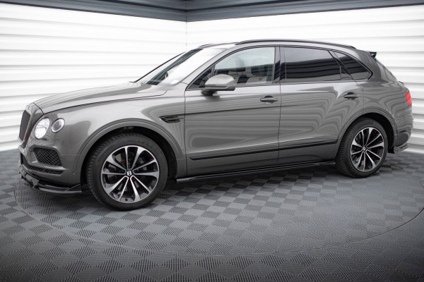 Seitenschweller Ansatz für Bentley Bentayga Mk1 schwarz Hochglanz