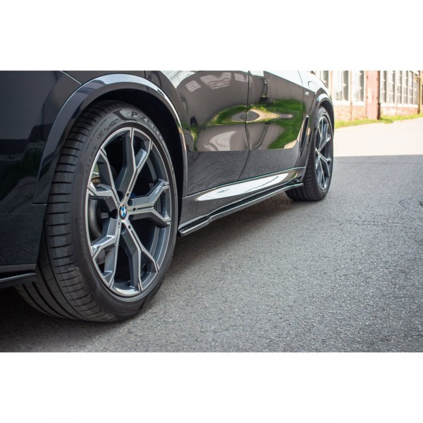 Seitenschweller Ansatz für BMW X5 G05 M Paket schwarz Hochglanz