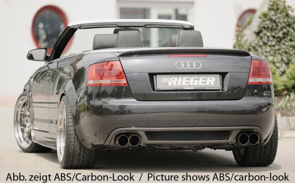 Rieger Heckeinsatz Audi A4 (8H) Cabrio