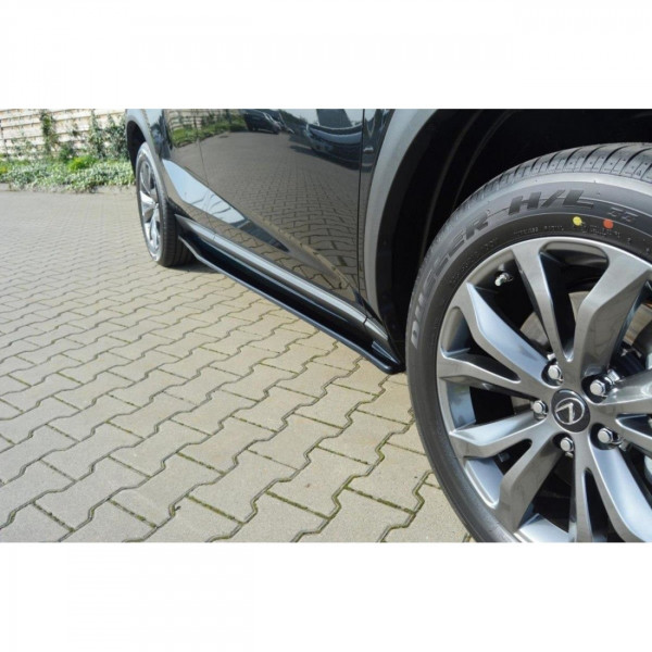Seitenschweller Ansatz für Lexus NX Preface/Facelift schwarz Hochglanz