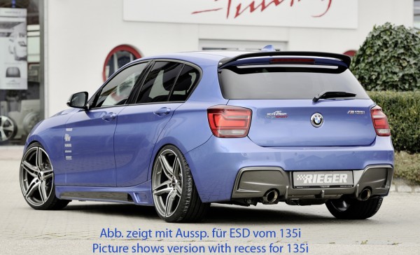 Rieger Heckeinsatz BMW 1er F21 (1K2) Lim. / 2-tür.