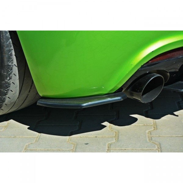 Heck Ansatz Flaps Diffusor passend für VW SCIROCCO R Carbon Look