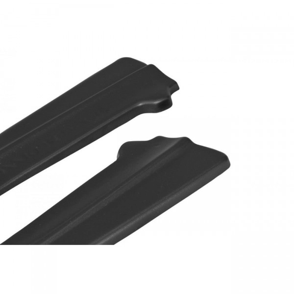 Heck Ansatz Flaps Diffusor für Mercedes E W212 schwarz Hochglanz