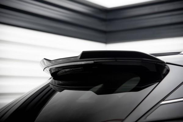 Höher Spoiler CAP für 3D Lexus RX Mk4 Facelift schwarz Hochglanz