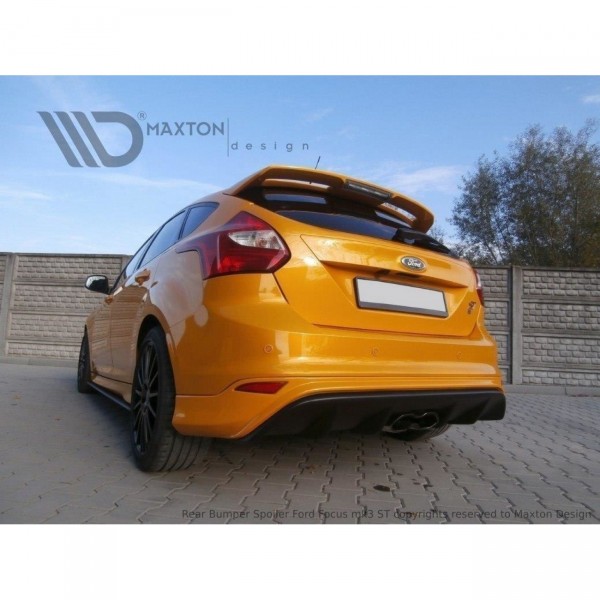 Diffusor Heck Ansatz passend für RS2015 LOOK FORD FOCUS MK3 ST (vor Facelift)