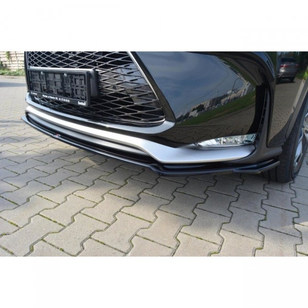 Front Ansatz V.1 für Lexus NX Mk1 F-Sport schwarz Hochglanz