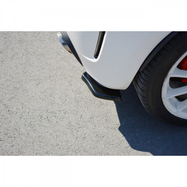 Diffusor Heck Ansatz Flaps FIAT 500 ABARTH MK1 schwarz Hochglanz