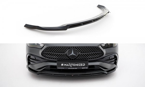 Front Ansatz V.1 für Mercedes-Benz CLE AMG-Line C236 schwarz Hochglanz