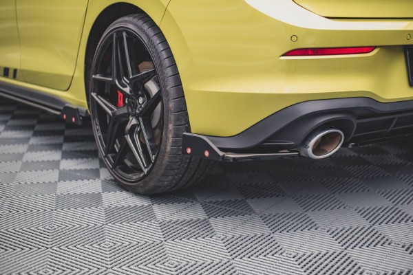 Heck Ansatz Flaps Diffusor V.1 +Flaps für Volkswagen Golf 8 GTI Clubsport