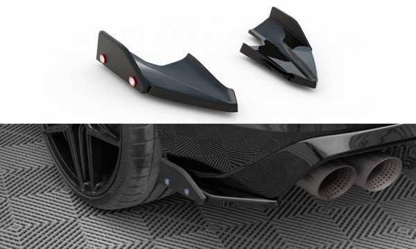 Heck Ansatz Flaps Diffusor V.5 +Flaps für Volkswagen Golf R Mk8