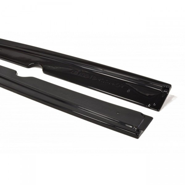 Seitenschweller Diffuser für Ford Fiesta ST / ST-Line Mk7 / Mk7 FL schwarz Hochglanz