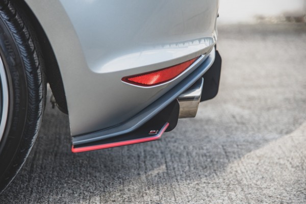 Robuste Racing Heck Ansatz Flaps Diffusor für L + R V.1 VW Golf 7 GTI
