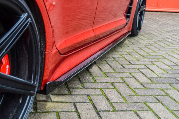 Cup Schweller ABS Hochglanz Schwarz Kia Stinger CK Ab Bj.:2017