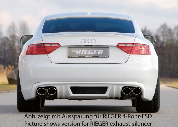 Rieger Heckschürzenansatz Audi A5 (B8/B81) Sportback