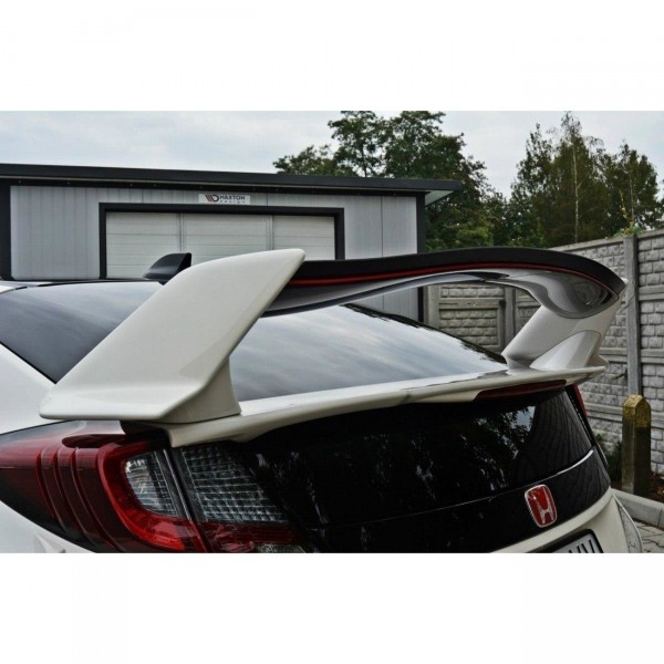 Spoiler CAP für n.1 HONDA CIVIC IX TYPE R schwarz Hochglanz