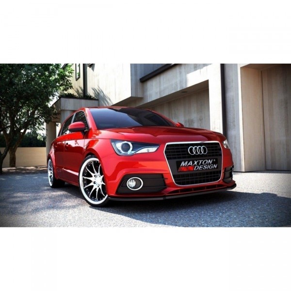 Front Ansatz passend für AUDI A1 vor Facelift Carbon Look