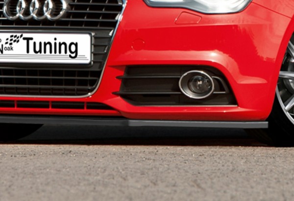Cup Frontspoilerlippe aus ABS hochglanz schwarz Audi A1 (8X) + Sportback Bj.: 2010-2014 3 + 5 türer
