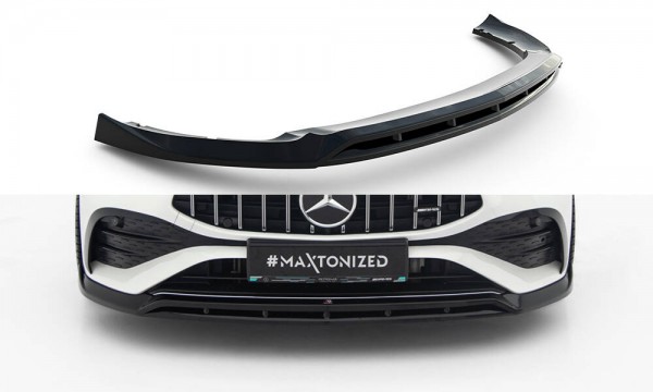 Front Ansatz für Mercedes-AMG CLA 35 Coupe / Shooting Brake C118 Facelift / X118 Facelift schwarz Ho