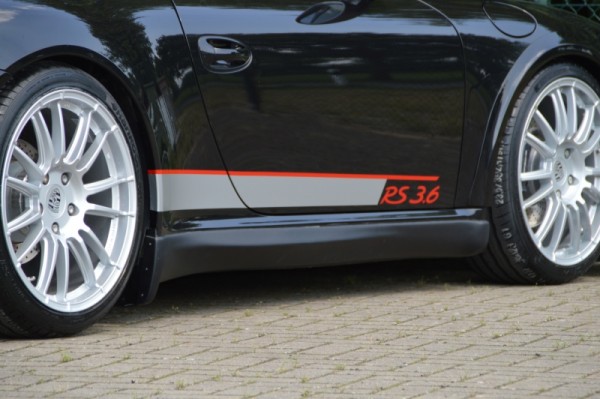 Seitenschwellersatz aus ABS Kunststoff gefertigt, nicht für Turbo und 4S Modelle passend. hochglanz