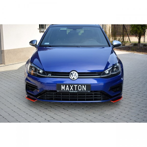 Front Ansatz für V.8 VW Golf 7 R / R-Line Facelift schwarz Hochglanz