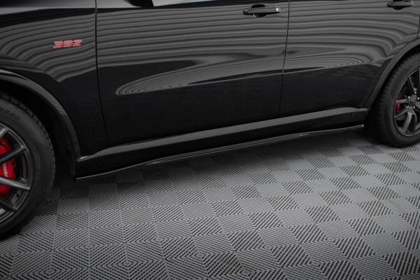 Seitenschweller Ansatz für Dodge Durango SRT Mk3 schwarz Hochglanz