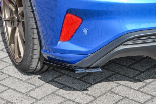 Heckansatz Seitenteile aus ABS hochglanz schwarz Ford Focus ST-Line , Typ: DEH ab Bj.: 2018- nur Pas