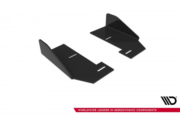 Side Flaps für Audi A5 Sportback F5 Facelift schwarz Hochglanz