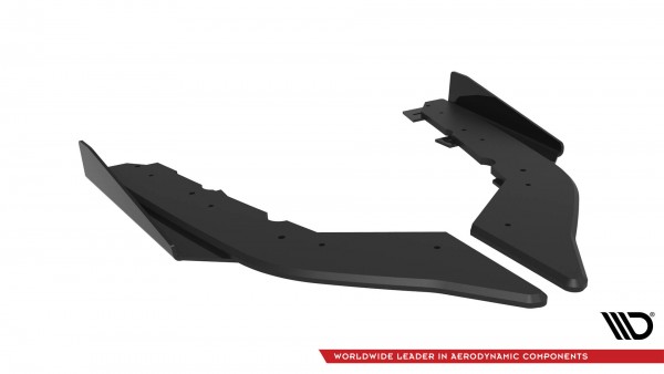 Street Pro Heck Ansatz Flaps Diffusor +Flaps für BMW 4er35i Coupe M-Paket F32 schwarz Hochglanz