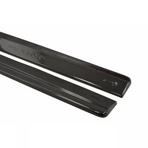 Seitenschweller Ansatz für Ford Mustang GT Mk6 schwarz Hochglanz