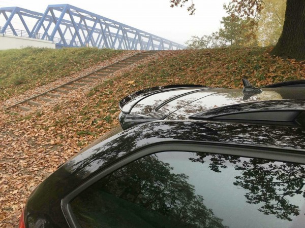 Spoiler CAP für Skoda Octavia RS Mk3 / Mk3 FL Combi schwarz Hochglanz