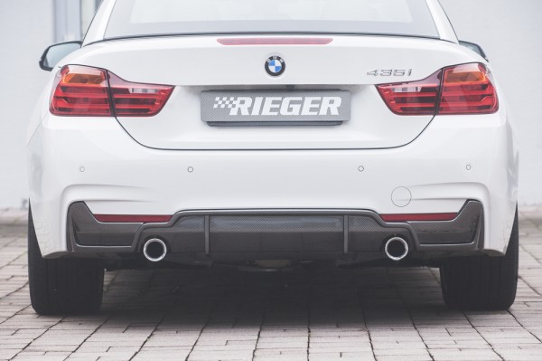 Rieger Heckeinsatz (nur 435i) BMW 4er F36 (3C) Gran Coupé (5-tür.)
