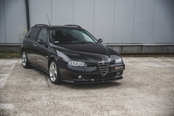 Front Ansatz für Alfa Romeo 156 Facelift schwarz Hochglanz