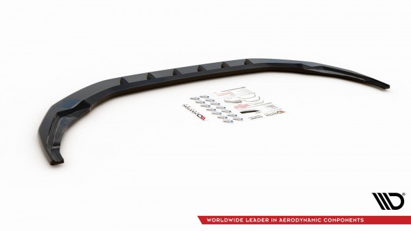 Front Ansatz V.1 für Audi S3 / A3 S-Line 8Y schwarz Hochglanz