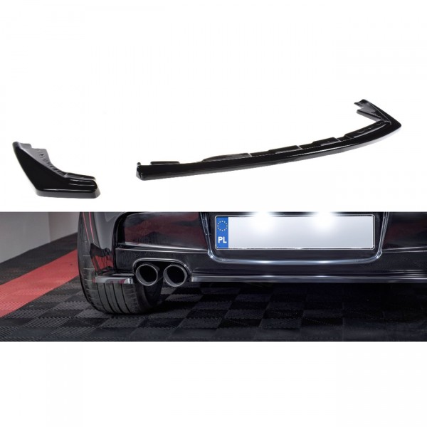 Diffusor Heck Ansatz passend für BMW 1er E81/ E87 M Paket FACELIFT schwarz Hochglanz