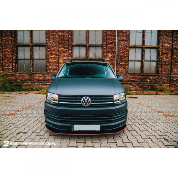 VOLKSWAGEN T6 Front Ansatz für v.1 schwarz Hochglanz
