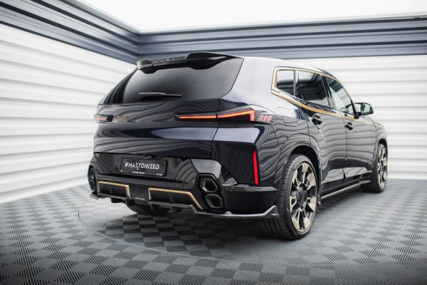 Spoiler CAP für 3D BMW XM G09 schwarz Hochglanz