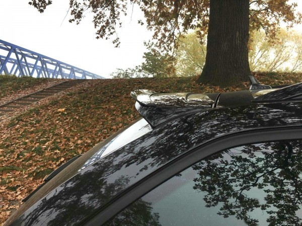 Spoiler CAP für Skoda Octavia RS Mk3 / Mk3 FL Combi schwarz Hochglanz