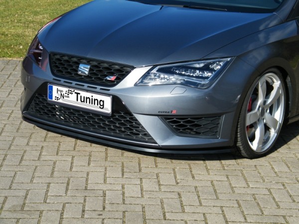 Cup Frontspoilerlippe aus ABS hochglanz schwarz Seat Leon 3, 5F ab Bj.: 2013- Passend für Typ ST