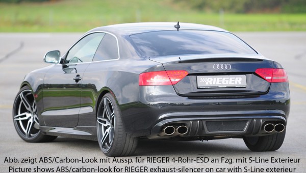 Rieger Heckeinsatz Audi A5 (B8/B81) Coupé