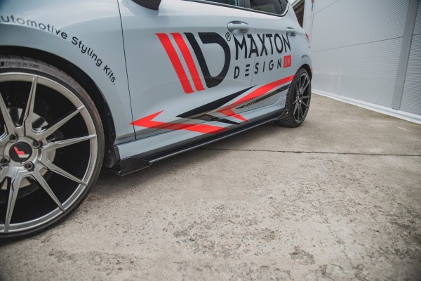 Robuste Racing Seitenschweller Ansatz für für + Front Stoßstangen Racing Flaps passend für Ford Fie