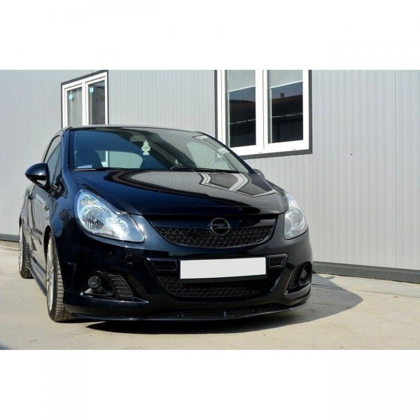 Front Ansatz für OPEL CORSA D (FÜR OPC / VXR) schwarz Hochglanz