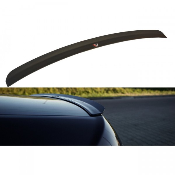 Spoiler CAP für Audi A6 S-Line C6 FL Limousine schwarz Hochglanz