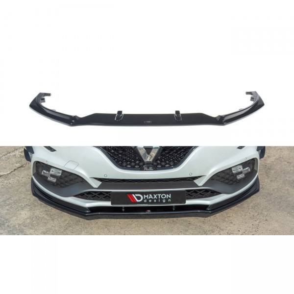 Front Ansatz V.1 für Renault Megane IV RS schwarz Hochglanz