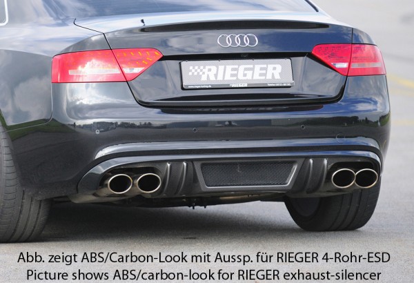 Rieger Heckeinsatz Audi A5 (B8/B81) Sportback