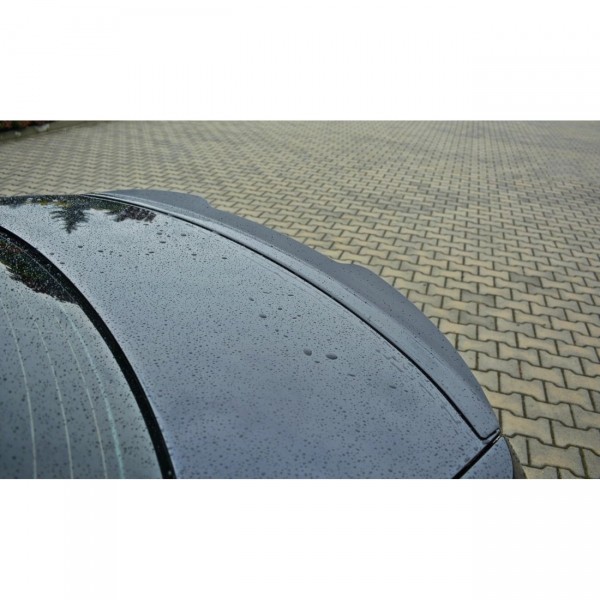 Spoiler CAP für BMW 3er E92 M Paket schwarz Hochglanz