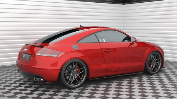 Spoiler CAP für Audi TT 8J schwarz Hochglanz
